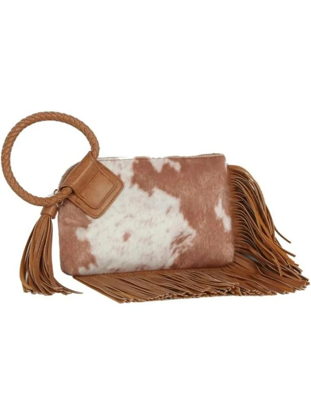 Women's Cow Brown Leather Formal Purse Wristlet Wallet Casual Evening Handbag
